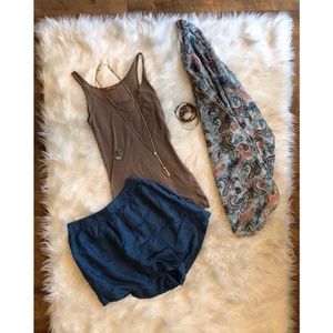 Brown Zooey Tank